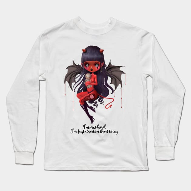 Little cute devil Devil Long Sleeve T Shirt TeePublic